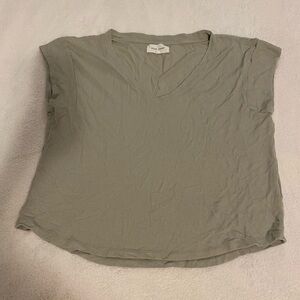 Dear John Relaxed Green Cap Sleeve Tee